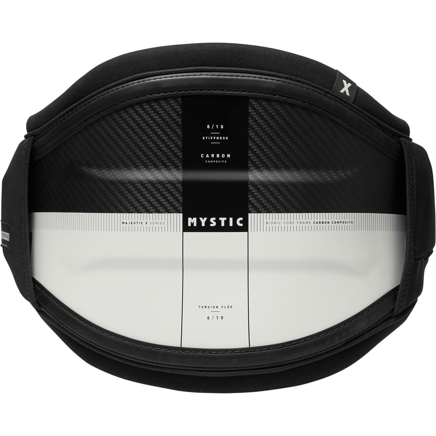 Mystic Majestic X Harness Kite/Wind - No Bar - 2025 - Dirty White 240197 L