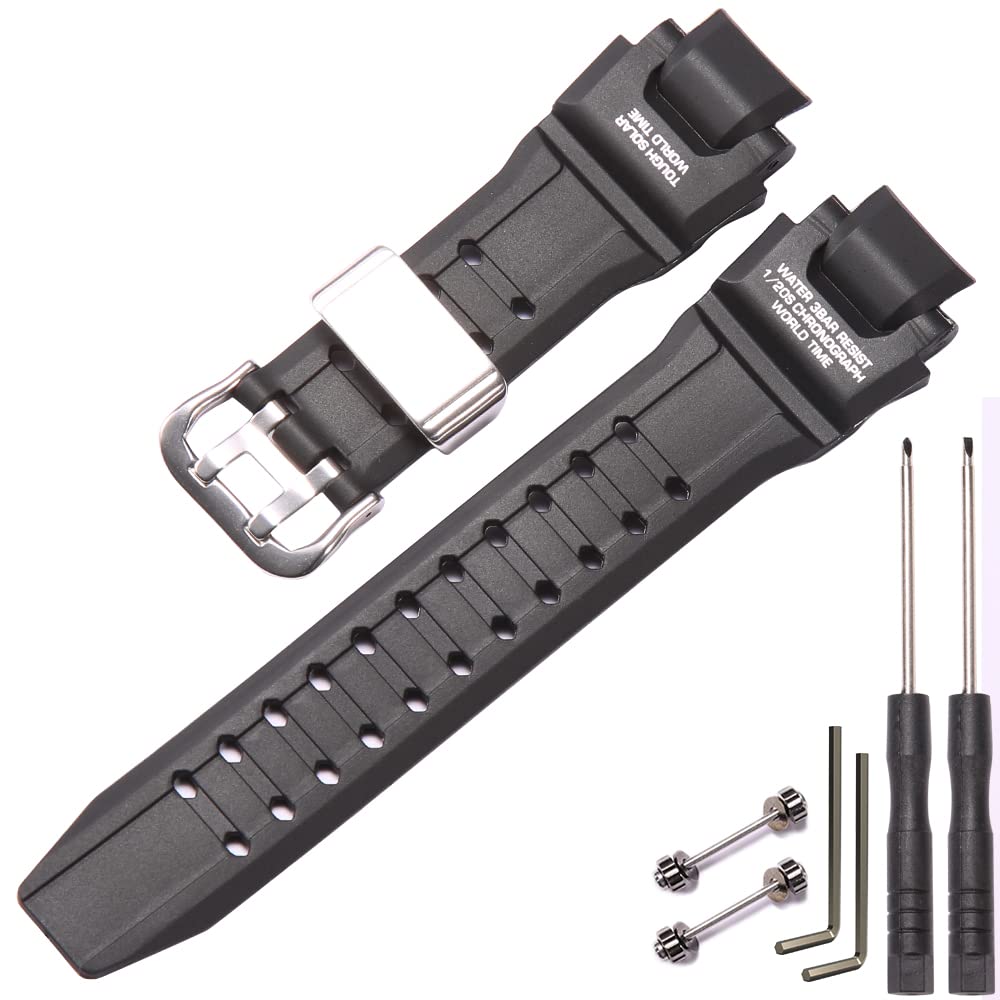 MCXGLRubber Strap Compatible with Casio GA-1000 GW-4000 GW-A1000 GW-A1100 Watch Band Men's Replacement Resin strap