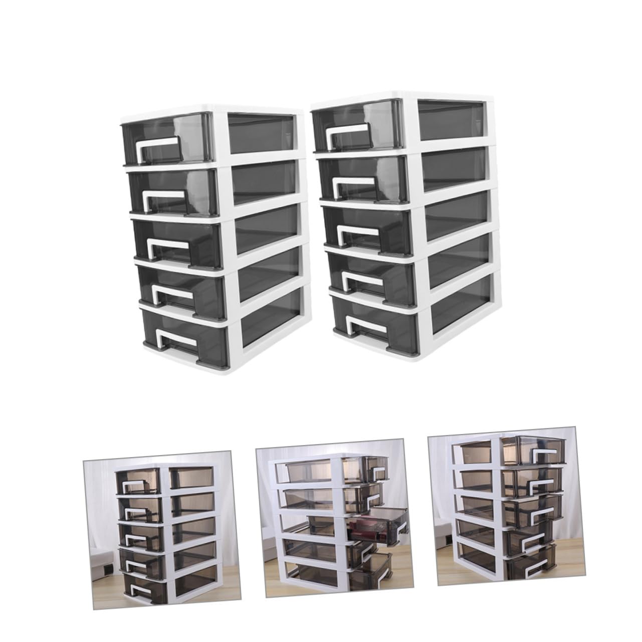 Alipis Tiroir De Rangement De Bureau - Étui De Rangement À Plusieurs Niveaux Pour Maquillage Papeterie Organisateur De Tiroir Compact Et Robuste