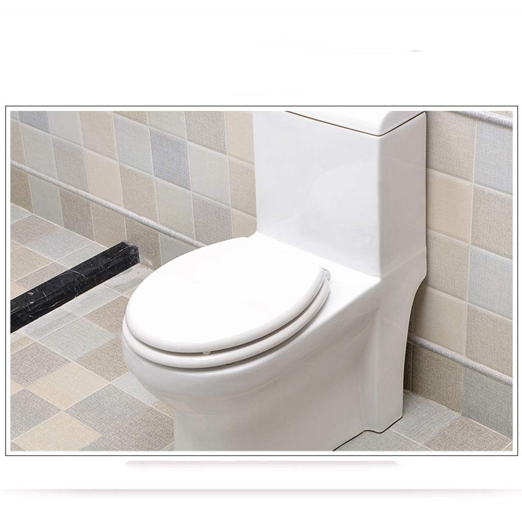 Vater Quimico Asiento Inodoro Descenso Lento Tapa Inodoro Descenso Automático LARS360 - Antibacteriana 45.5x38 Cm Flores Rojas Asiento Wc Antibacteriano Taza Wc Universal