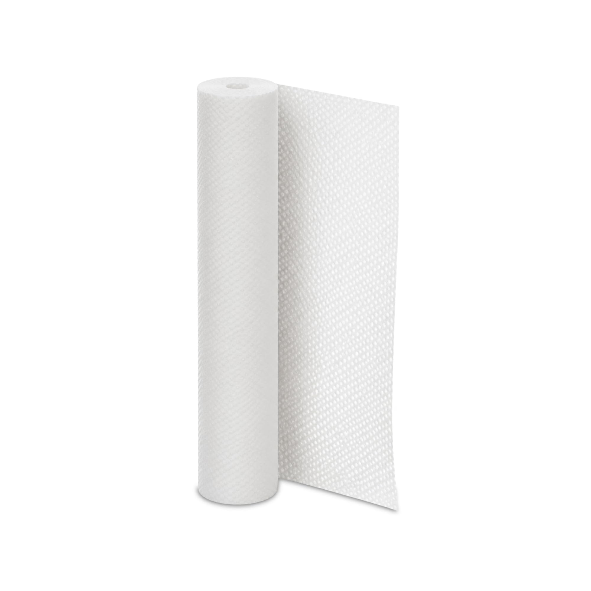 Anti Slip Mat Rolls - (45x500cm) Non Slip Rubber Mat Shelf Drawer Liner Waterproof & Oil-Proof - Multiple Uses (White)