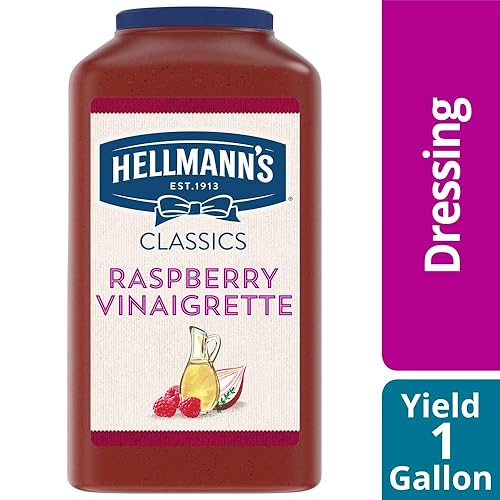 Miniatura 4 de Hellmann's Classics - Jarra de vinagreta de frambuesa, sin gluten, sin sabores artificiales ni jarabe de maíz de alta fructosa, colores de fuentes