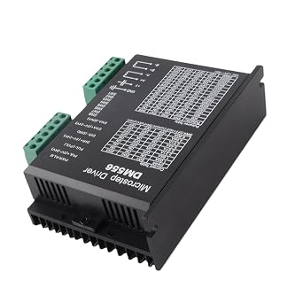 DM556 Stepper Motor Driver, 24V to 50V DC 2 Phase 42/57 Stepping Motor Driver Used in Engraving Machine