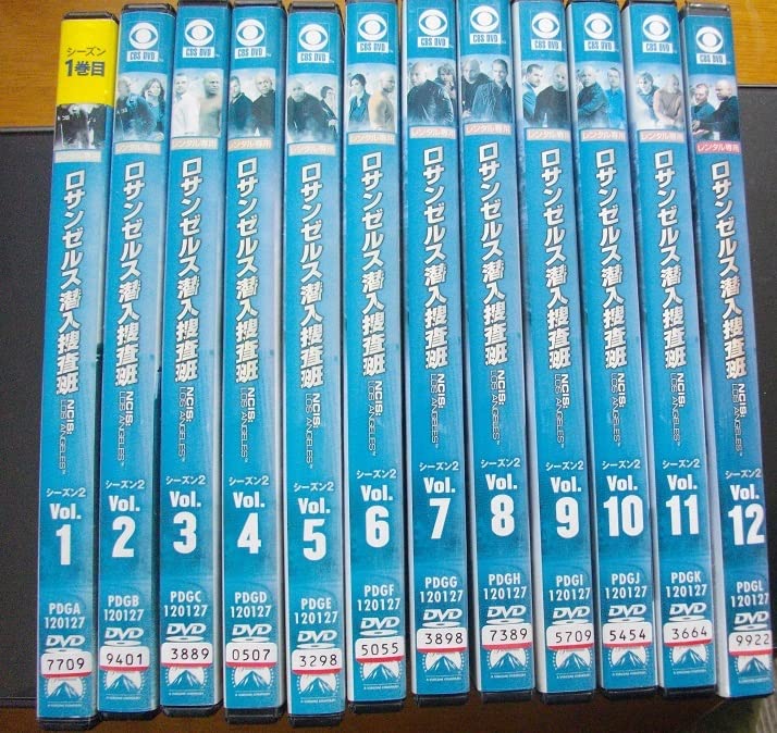 ロサンゼルス潜入捜査班 シーズン1～6』計72巻セット レンタル使用済DVD