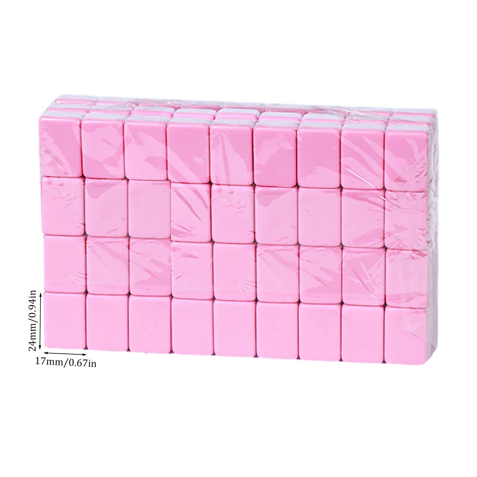 Naqqios Juego De Mahjong Tradicional Chino Portátil – 146 Fichas De Resina De Melamina Con Bolsa De Almacenamiento
