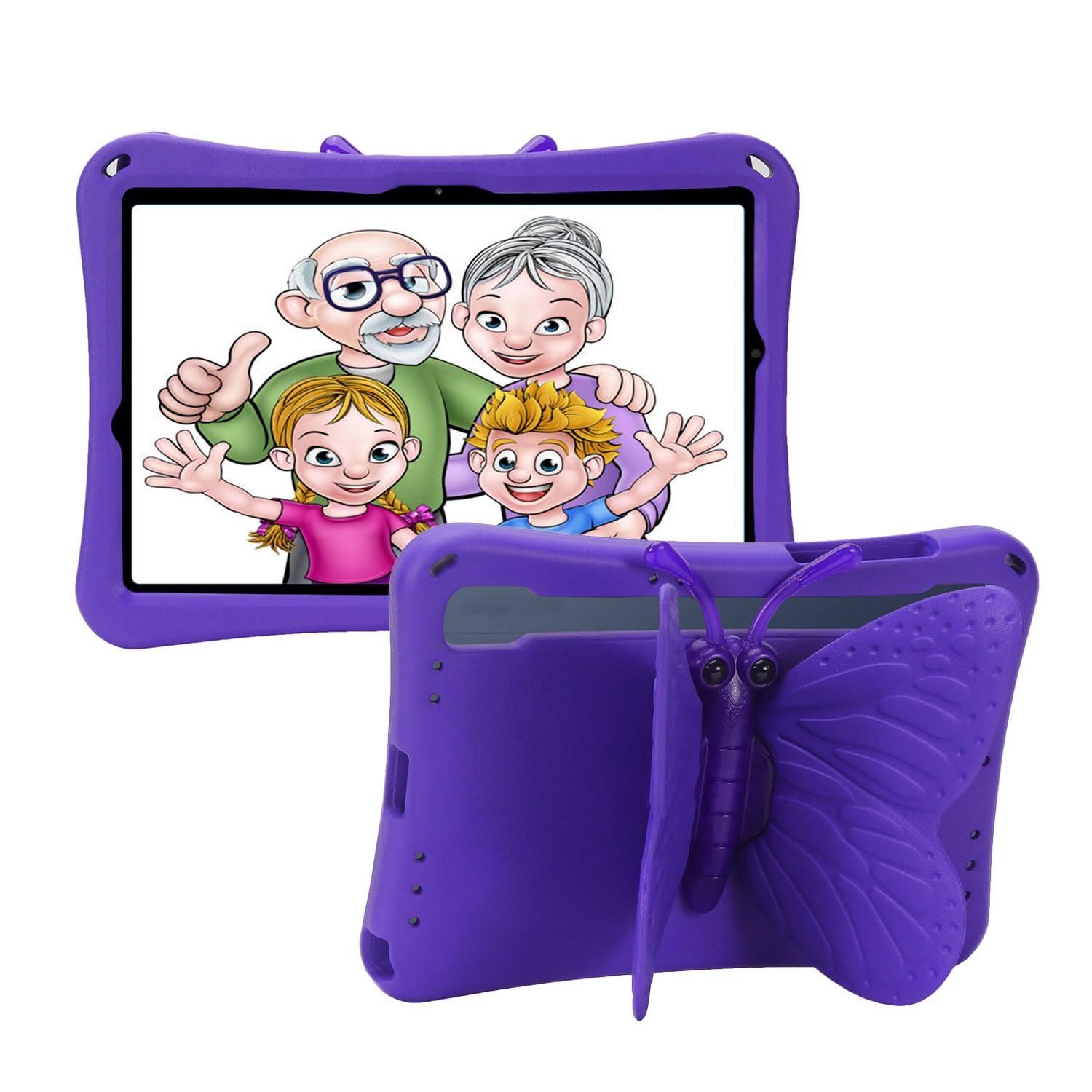 Étui pour enfants Samsung Galaxy Tab A9 Plus support tablette violet EVA - 7