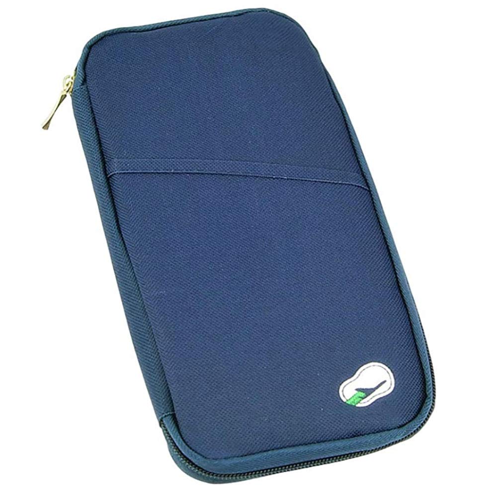 Travel Document Organizer, Travel Wallet Daylife, Passport And Card Holder, 2 Pack Black + Gary