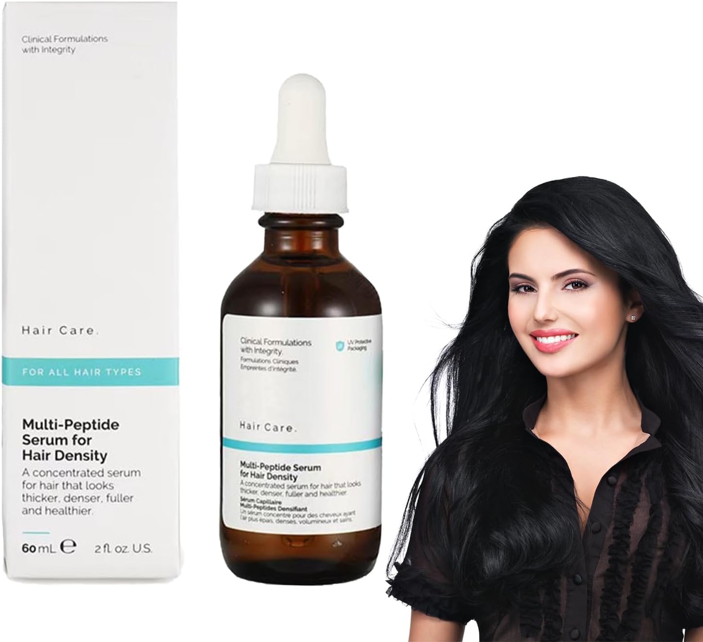 Multi-Peptide Serum For Hair Density Hair Growth Essential Oil Multipeptide Serum for Volume Of Hair Making it Look Thicker, Denser and Fuller and Healthier Multi-Peptide Essential for Hair