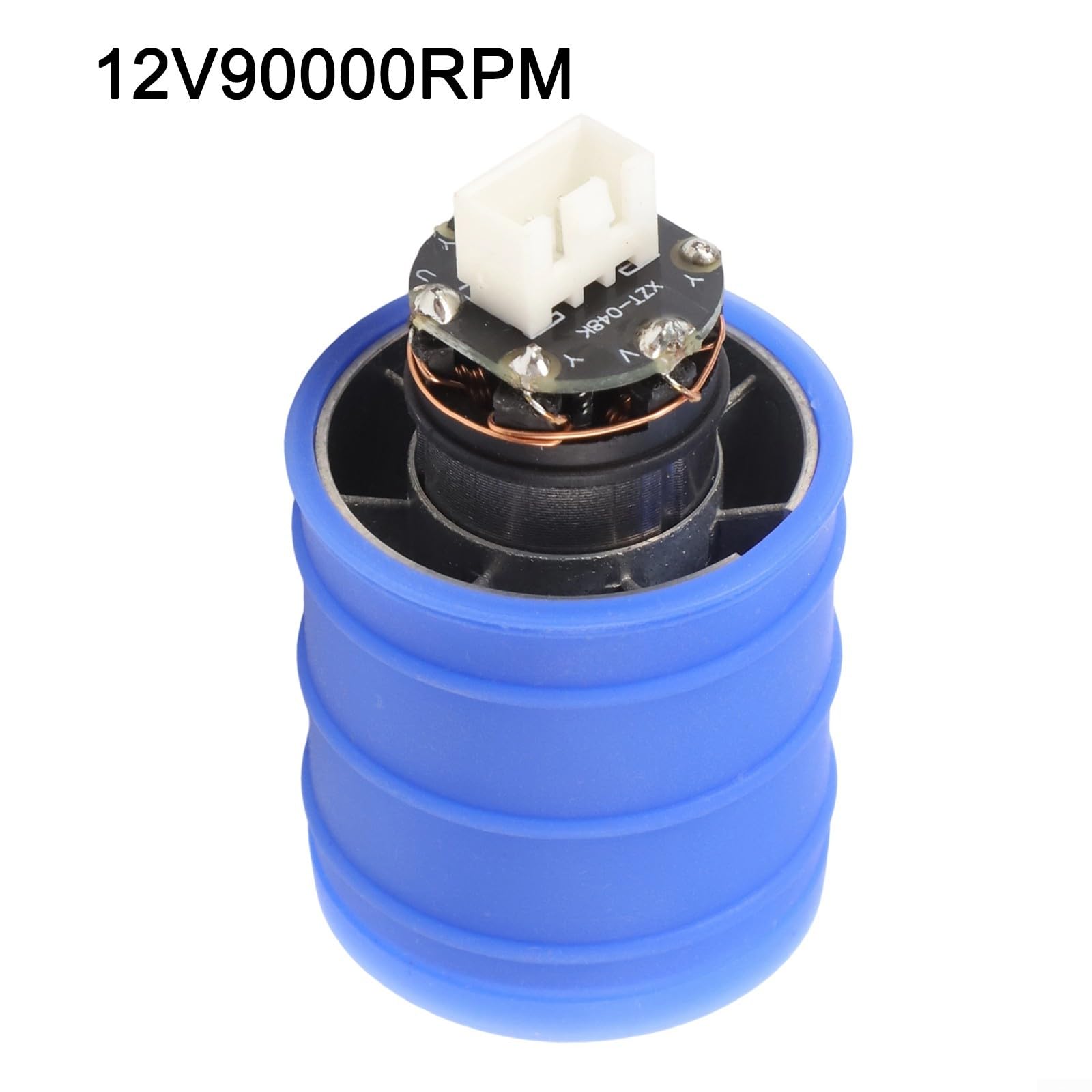 Moteur CC sans balais pour ventilateur turbo - 12 V 90 000 tr/min ou 24 V 110 000 tr/min, 99 W, turbine en alliage d'aluminium, fil de cuivre pur, diamètre 28,8 mm (12 V 90000 tr/min)