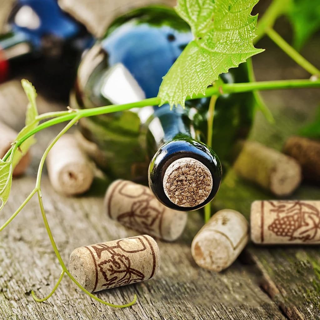 50x Straight Corks Stoppers 44x22mm Natural Wood Corks for Bottle Wine Unique