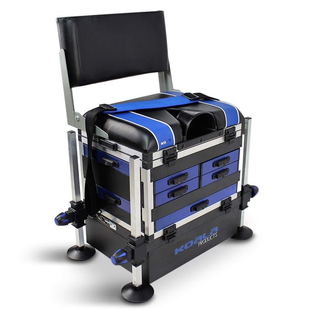 Koala Products Blue Ks7 System 7 Drawer Seat Box + Back Rest