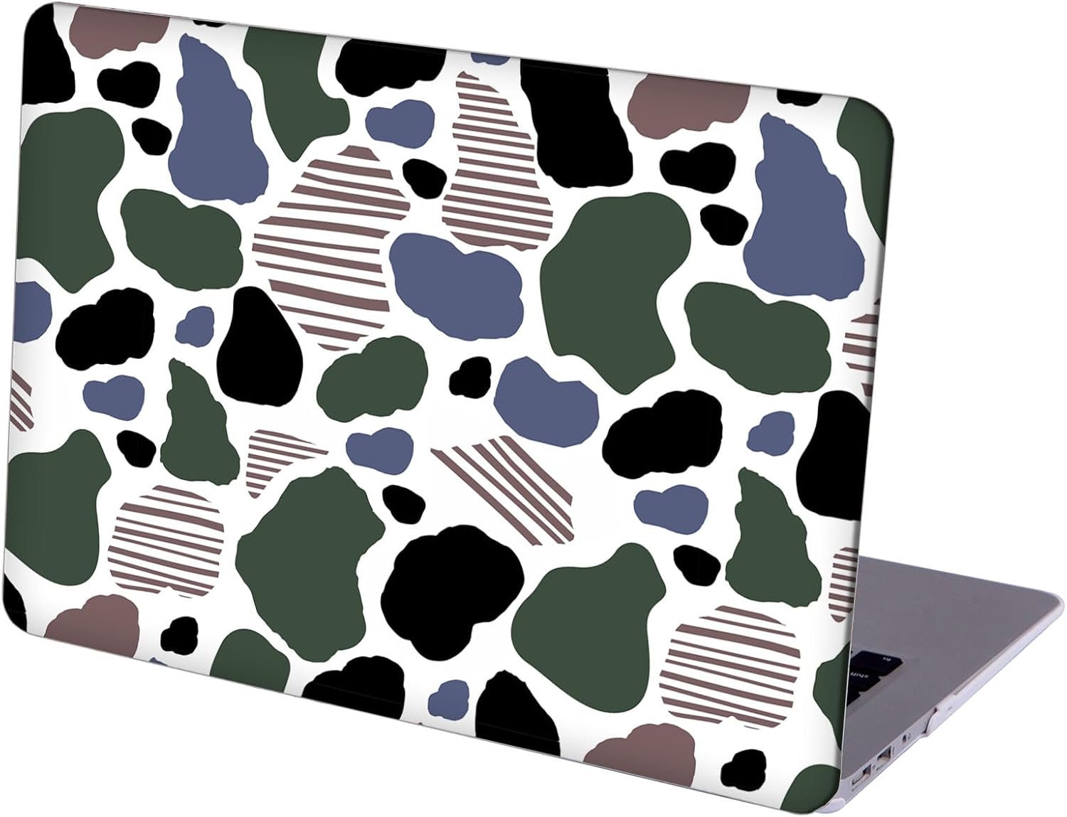 Compatible with MacBook Neo 13-inch, Hard Shell Case with Keyboard Cover and Screen Protector (A3404 A18 Pro chip, 2026 Release) - Milk Cow Pattern MD8814