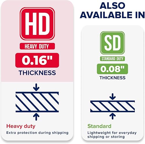 Miniatura 89 de Tubo de correo de papel kraft reforzado de 2 x 36 pulgadas, paquete de 1 tubo con 2 tapas, tubo seguro aprobado por USPS para pósteres, tubo
