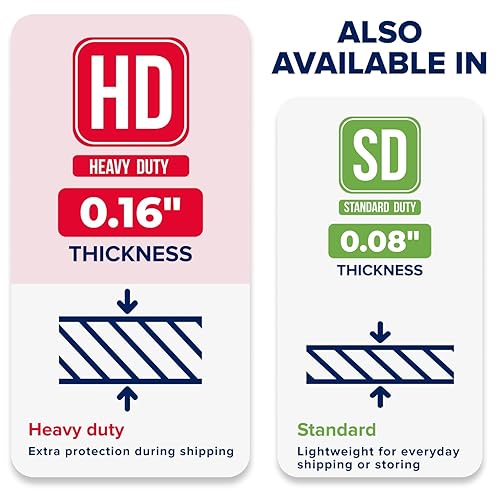 Miniatura 44 de Tubos de correo de papel kraft reforzado de 3 x 24 pulgadas, paquete de 4 tubos con 2 tapas cada uno, tubo de cartón fabricado en Estados Unidos