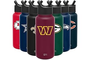 Simple Modern Washington Commanders Water Bottle