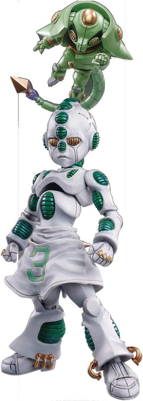 MediCos JoJo's Bizarre Adventure Part 4: Chozo Kado Act 2 & Act 3 Super Action - Figura de estatua, multicolor