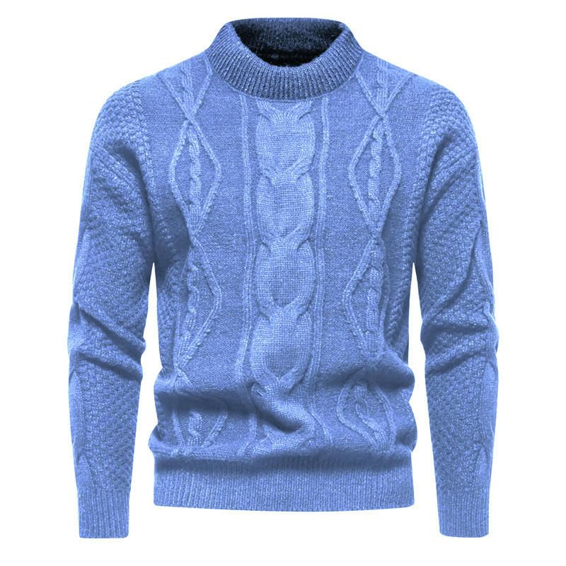 Pull en tricot pour homme col rond au style américain vintage décontracté - 5
