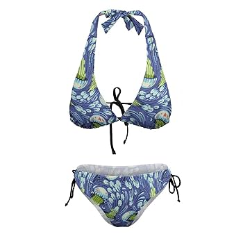 Amazon | 海クラゲ 女性のビキニ セット ツー ピース水着