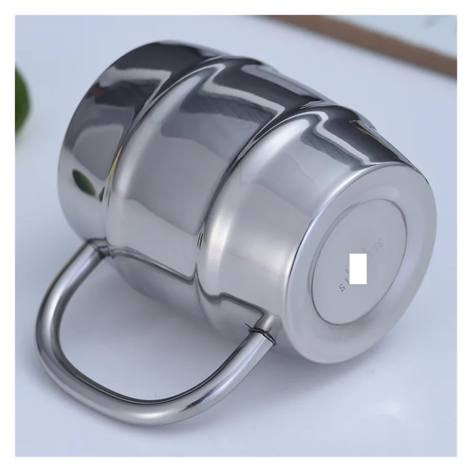 Tazza da caffè campeggio all'aperto con doppia tazza in acciaio inossidabile 500/450 ml tazze for d'acqua portatili isolate manico per Caffè e Tè(S)