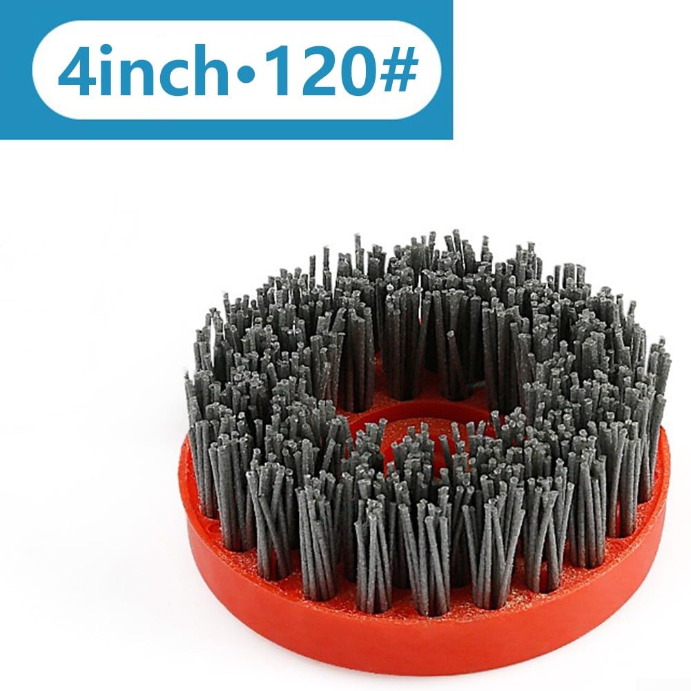 4Inch Angle Grinder Cleaning Brush, Circular Abrasive Brush, Stone Antique Brush for Stone Granite Polishing Cleaning M10, 120# - Image 2