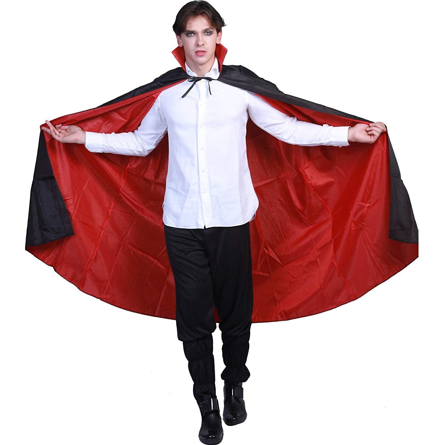Costume De Vampire Pour Homme Et Femme Avec Cape - Costume Gothique Dracula - Pour Halloween - Taille L