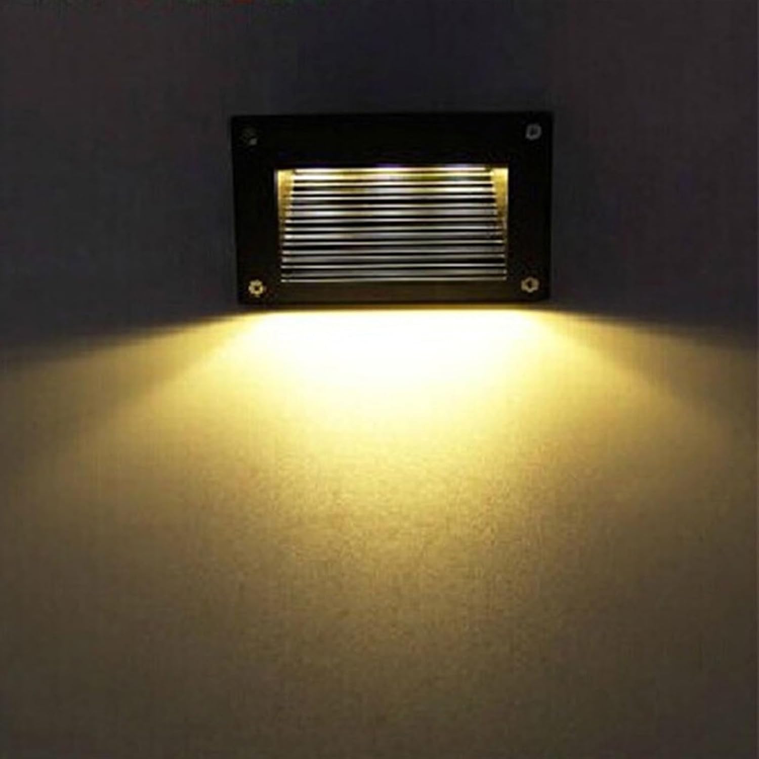 LED Step Light - Recessed Wall Light for Stairs, 3W/6W Garden Buried Light for Indoor Outdoor Stair Garden Passage Step, IP65 Waterproof LED Landscape Lighting