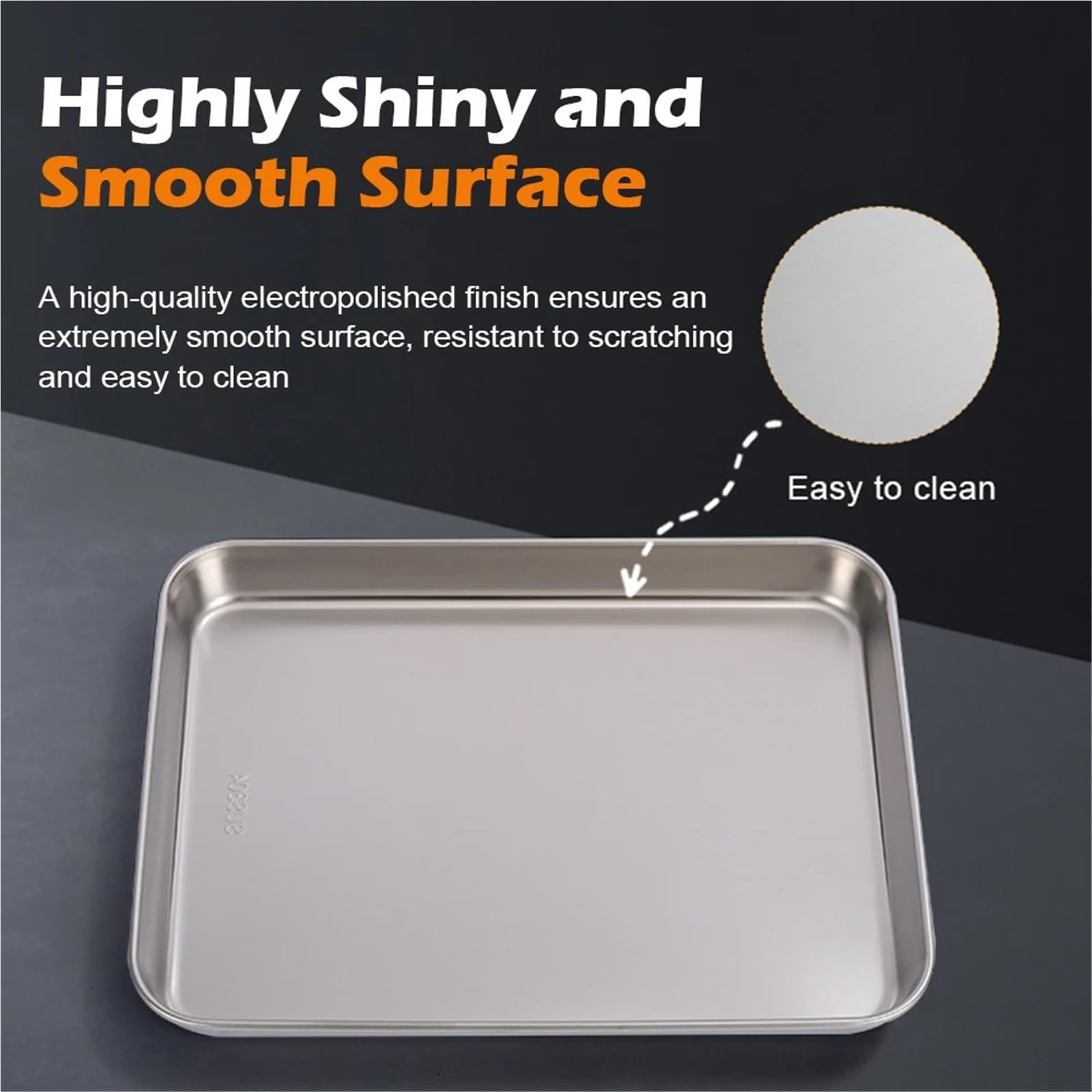 Bandeja Inox Placa rectangular de 4 piezas