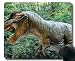 Produktbild Einzigartige kundenspezifische Mausunterlage Mousepad, glückliche Dinosaurier-Mausunterlage mit genähtem Rand