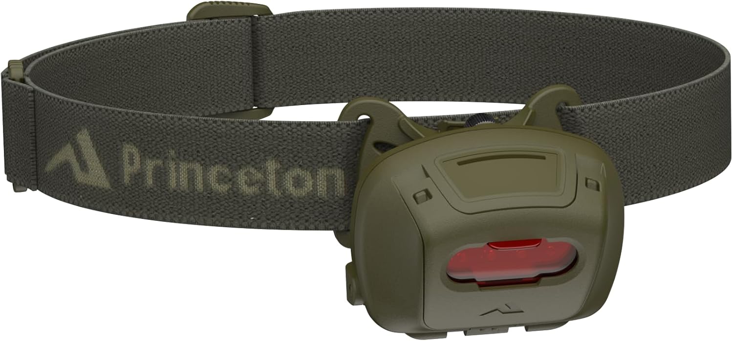 Princeton Tec Quad Tactical MPLS Headlamp with 4 Ultrabright RGB LEDs and 78 Lumens, IPX7 Water Resistance, Essential for Camping, Paddling, Trade Work, & Safety Preparedness, Multicam