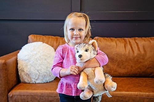 Miniatura 3 de Yellowolf Peluche de lobo  12 pulgadas  Juguete de peluche grande de piel de primera calidad  Peluches para acurrucarse  Animal de peluche ideal