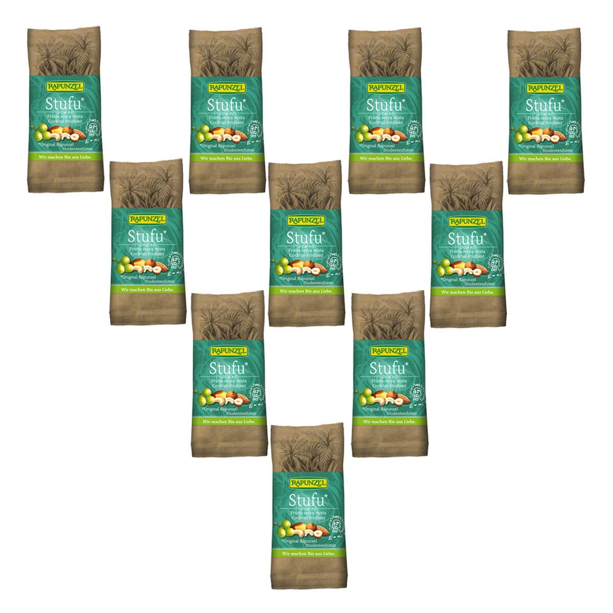 Rapunzel - Studentenfutter - 75 g - 10er Pack