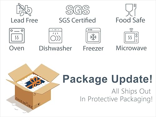 Miniatura 7 de ONEMORE Juego de 6 platos de cerámica pequeños de 8.5 pulgadas para aperitivo, ensalada y postre. Plato apto para horno, microondas y lavavajillas.