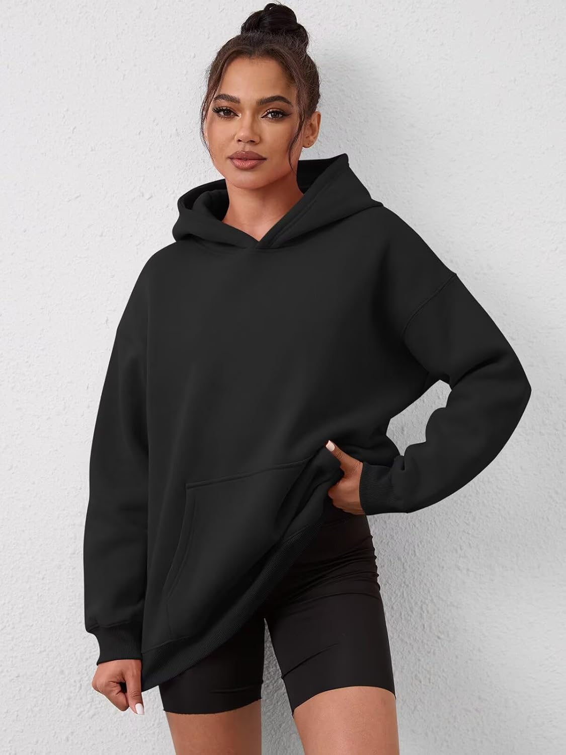 ORANDESIGNE Womens Oversized Letter Print Hoodies Graphic Fleece Sweatshirts Long Sleeve Pullover with Pocket 2026 - Image 4