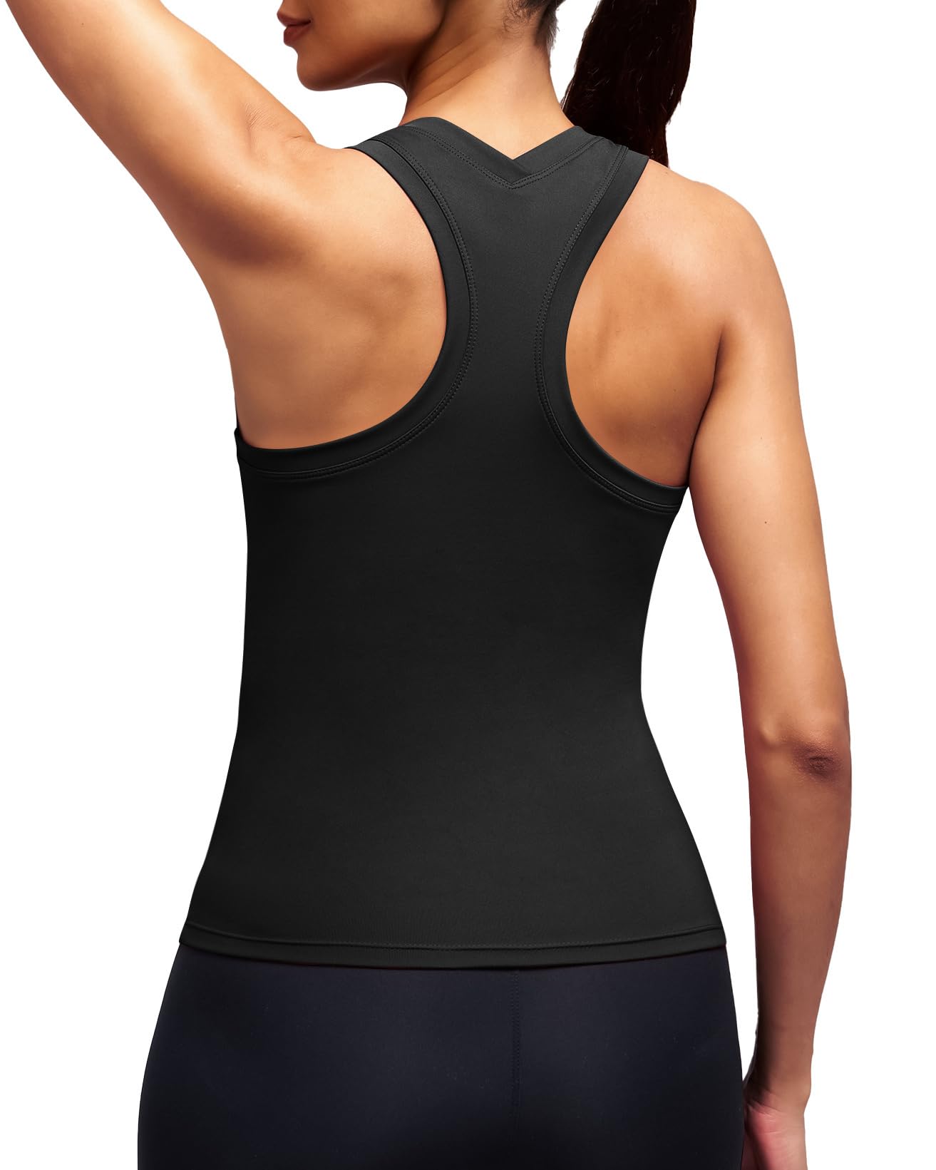 Alaroo Workout Tank Tops for Women Racerback Athletic Gym Clothes Womens Yoga Tight Fit Sleeveless Shirts Activewear