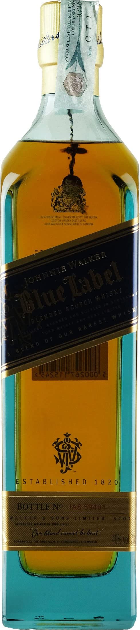 Johnnie Walker Blue Label Blended Scotch Whisky 40% Vol. 0,7l in