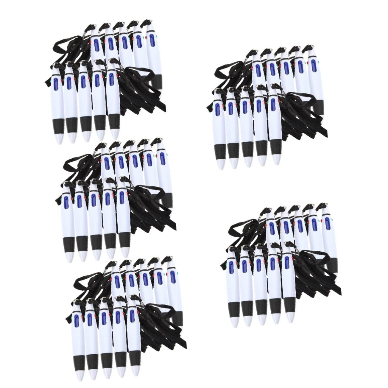 Lurrose Lot De 5 Stylos À Bille 4 Stylos À Changement De Couleur Fournitures Scolaires Stylos Amusants Pour Les Fêtes 10 Pièces X 5