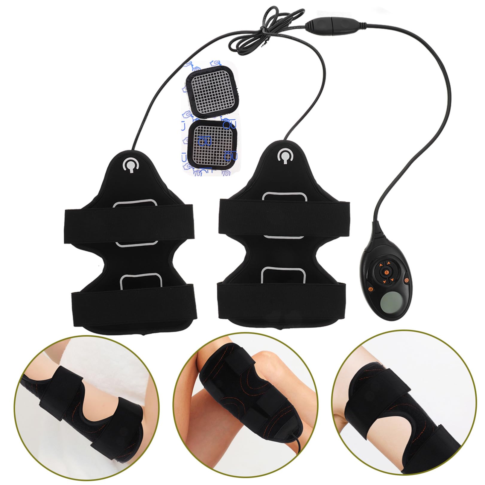 BESPORTBLE Cinturón Reductor Brazos y Piernas con Tecnología Microelectrónica Estimulador Muscular para Tonificar Muslos y Pantorrillas Casa Accesorio Fitness Mujer
