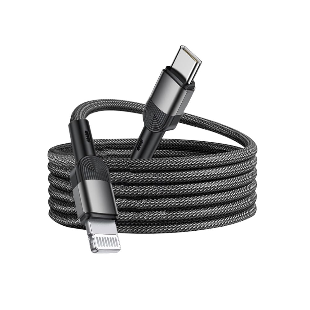 UNIGEN 1.5M USB Type C to Lightening 27W Fast Charging Nylon Braided USB Cable C Cable For iPhone 14,14 Pro,14 Pro Max, iPhone 13 Series,12,12 Pro,11,11 Pro Max iPhone 12 Mini, X, 8 Data Transfer-picture-11