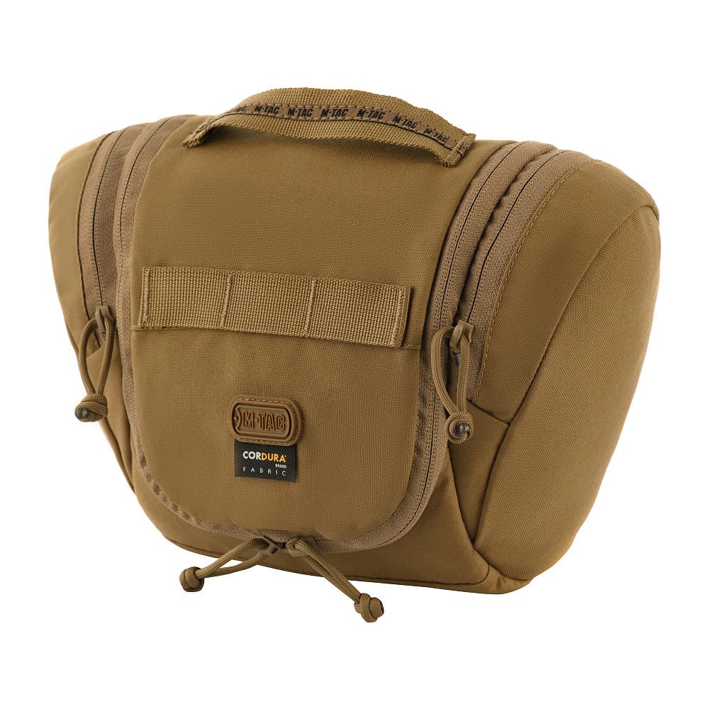 M-Tac Taktyczna kosmetyczka Elite Gen.II – podróżna i wojskowa kosmetyczka, Cordura 500D, wodoszczelna, kompaktowa, do użytku na zewnątrz, na kemping, Bundeswehrę i Airsoft, Coyote