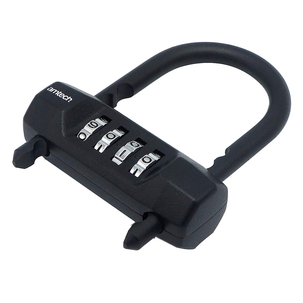 Amtech – 4-Digit Adjustable Combination Padlock, 30–65mm Shackle for Indoor and Outdoor Use