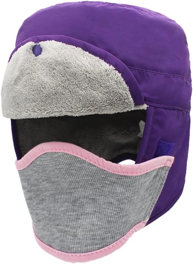 Winter Women Warm and Windproof Bomber Hat Velvet Integrated Outdoor Ski Unisex