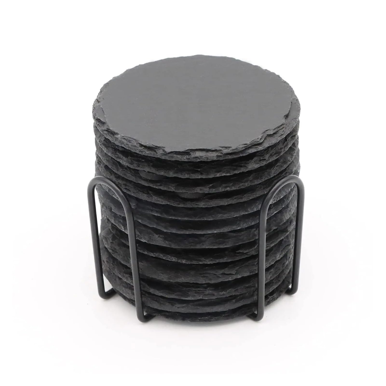 12 Pack Slate Coaster With Holder