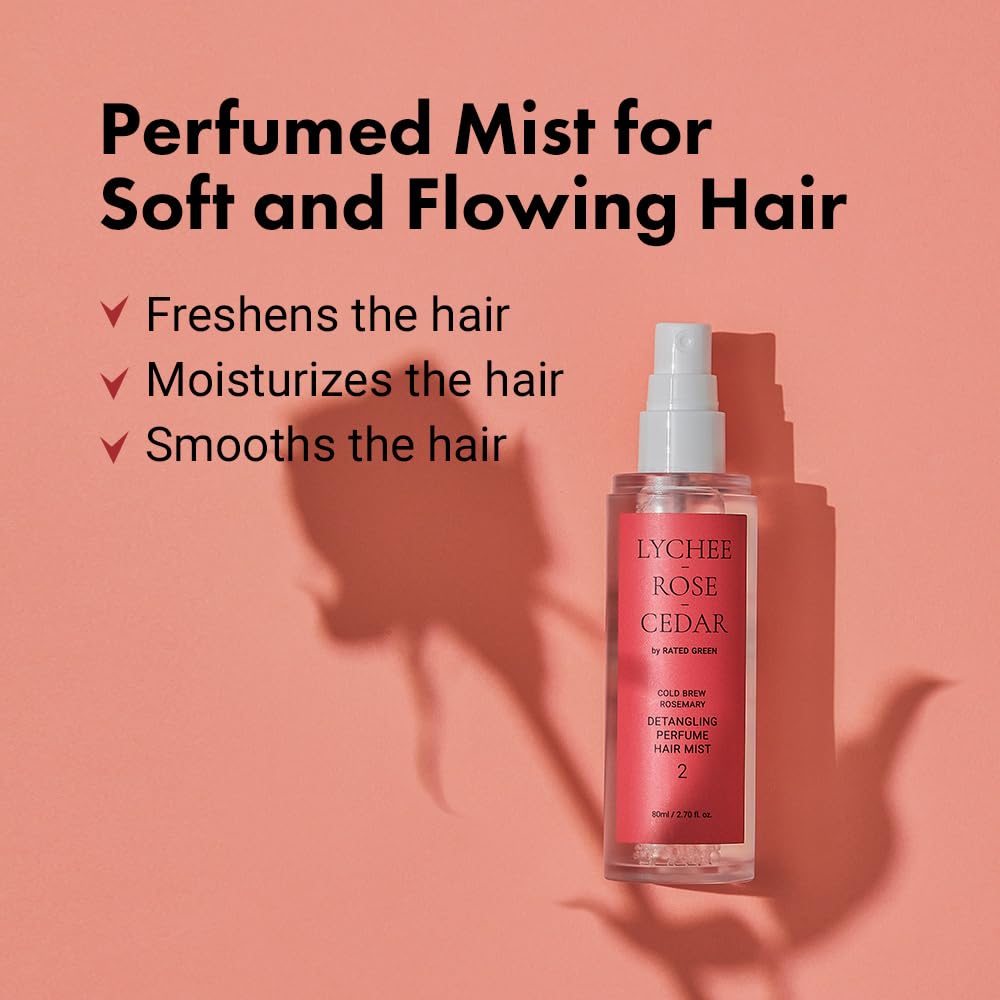 DETANGLING PERFUME HAIR MIST 02 (LYCHEE-ROSE-CEDAR)
