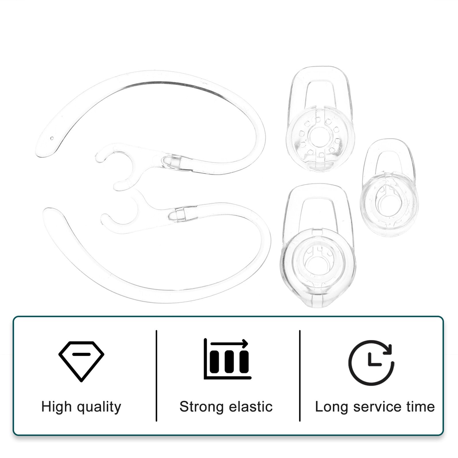 SHINEOFI 3 set Tappi Per Orecchie Punta Per Auricolari Ganci In Schiuma Per Auricolari Gancio Per Orecchie Ricambio Sintetico 20 pezzi * 3