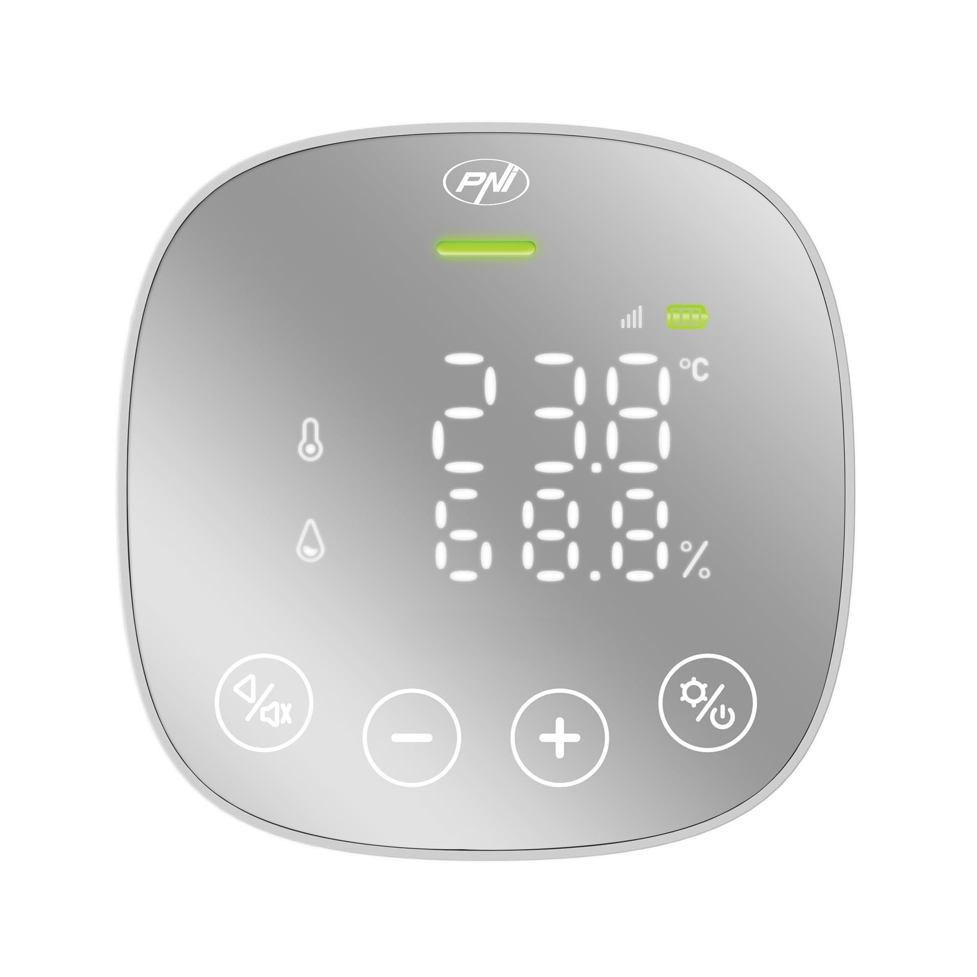 PNI SafeHouse HS291 CO2-Sensor mit WLAN, Tuya Smart App, Temperatur, Luftfeuchtigkeit, Alarm
