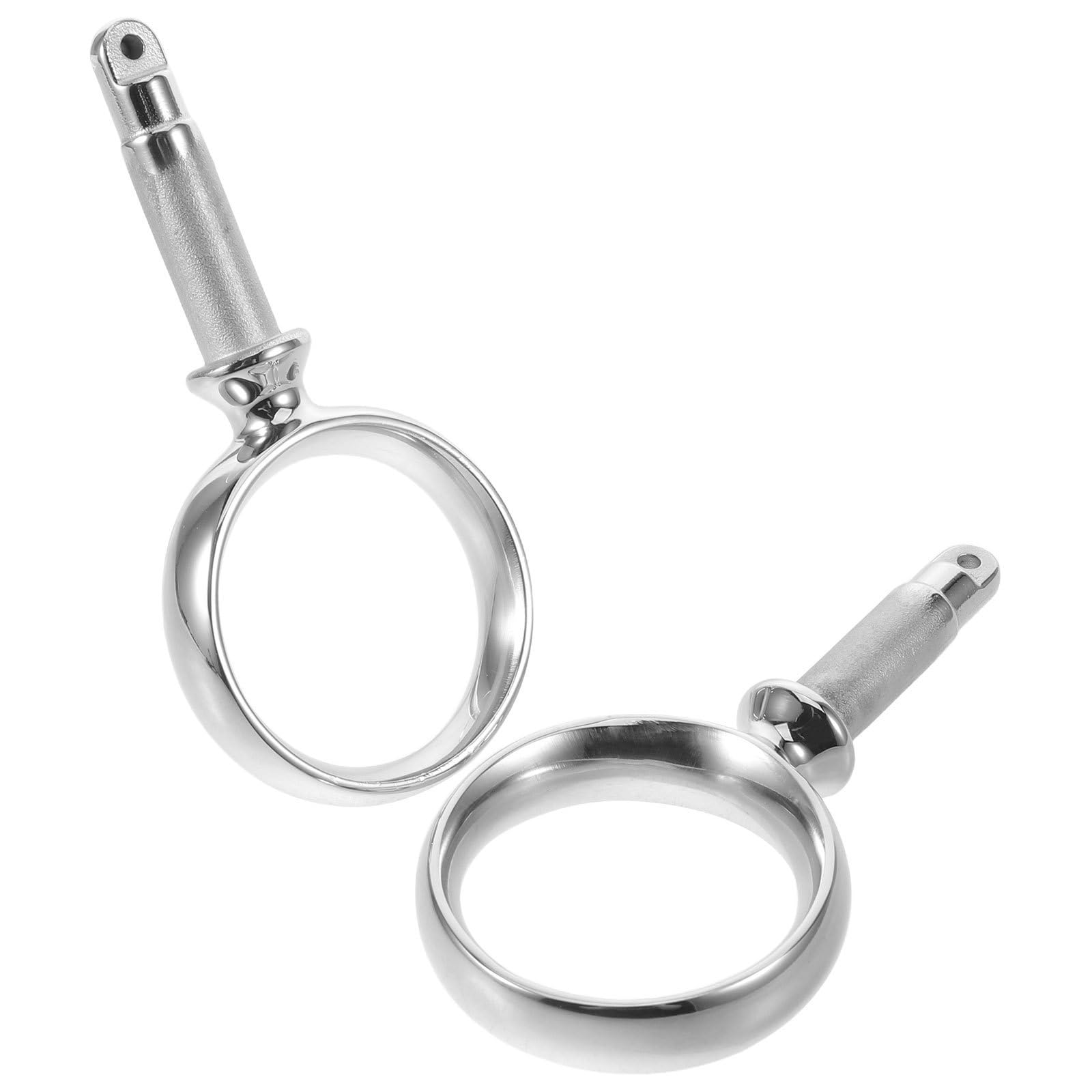 2 Stück Edelstahl Bootsruderhalterung 50mm Kaliber Ringförmiger Paddelhalter für Kajak und Wassersport Sorgt für Sichere Befestigung und Erhöhte Stabilität Beim Rudern