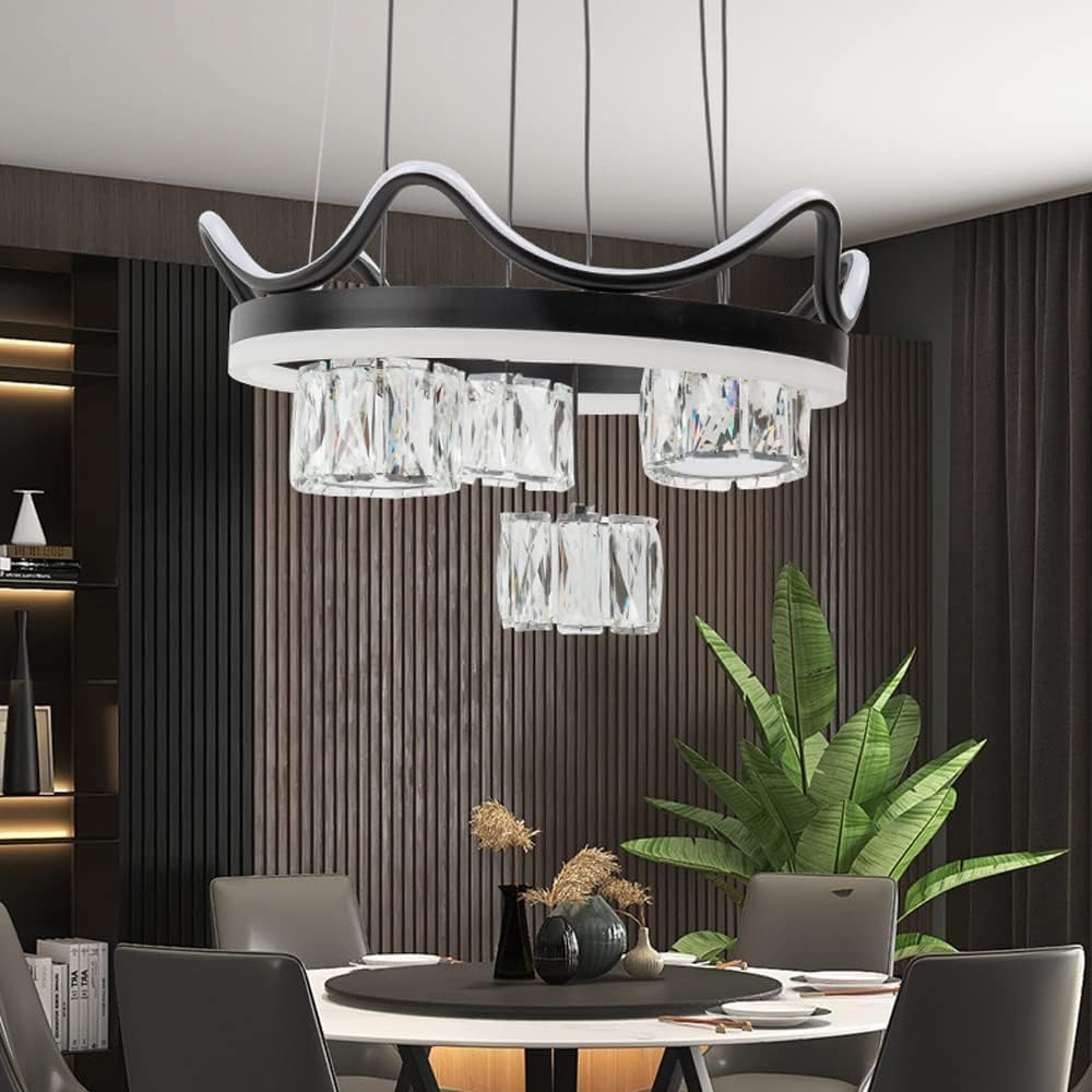 LED Modern Chandelier Simple Living Room Pendant Ceiling Light Metal Light Fixtures Ceiling Chandelier