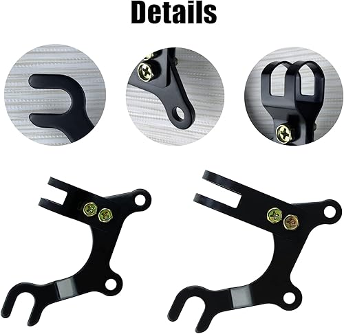 Miniatura 2 de Adaptador de soporte de freno 2 piezas (1600.787 in y 1601.252 in), soporte de freno de disco convertidor de componentes y piezas de bicicleta