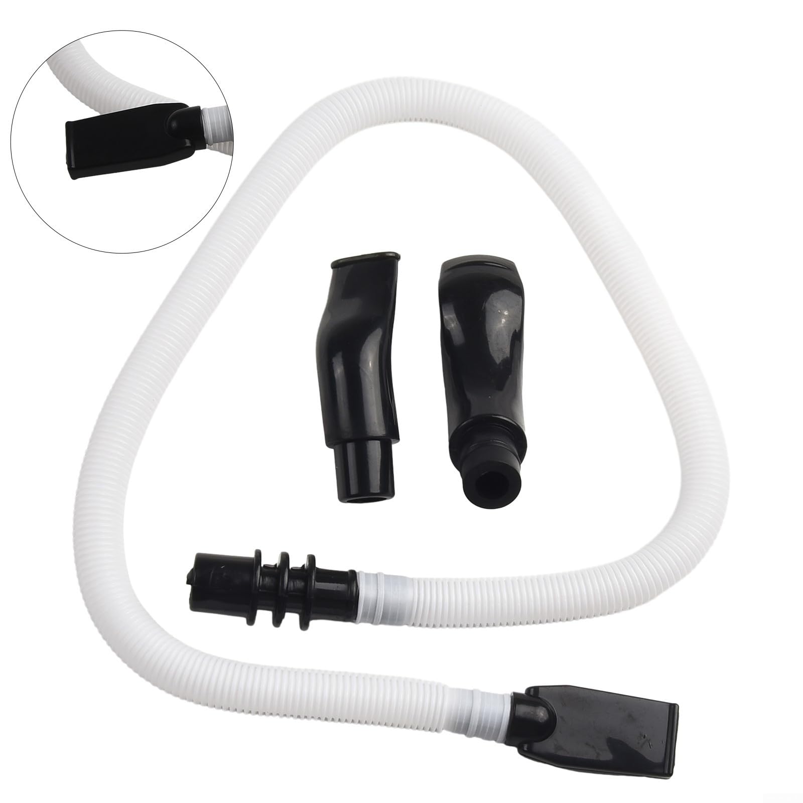 Melodica Tube flexible avec 2 embouchures, tuyau d'air de rechange en plastique ABS pour piano 32/37 touches, tuyau de soufflage hermétique haute stabilité pour accessoires d'instruments de musique