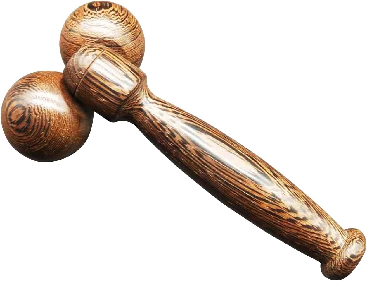 Wood Massage Roller Wooden Manual Body Back Massage Ball Stick Stick Muscle Trigger Point Tool (16cm)